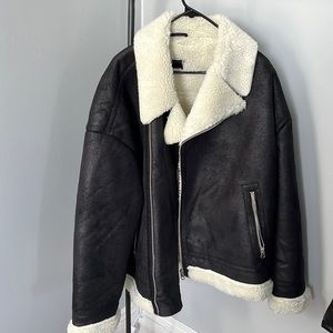ASOS Design Leather Jacket - SIZE M